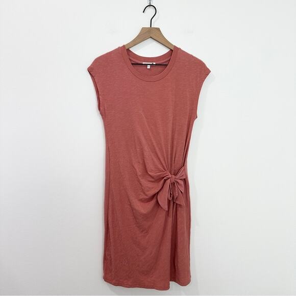 Sundry Side Tie Dress in Dusty Rose Size 1 Small Casual Classic Preppy - Picture 1 of 6